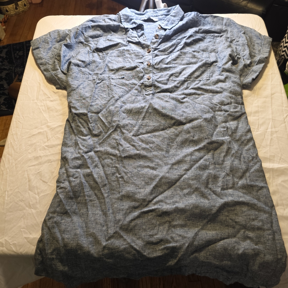 Sonoma Blue Asymmetrical Dress